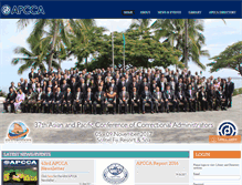 Tablet Screenshot of apcca.org